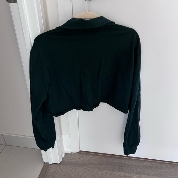 ARITZIA SUNDAYS BEST GREEN CROP TOP - Picture 5 of 5